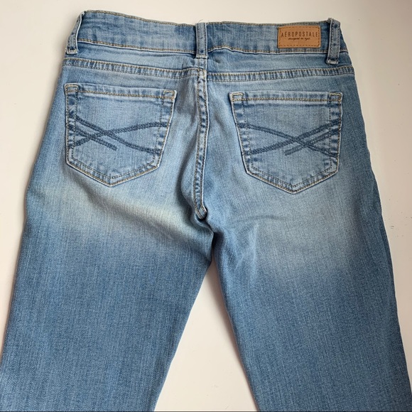 3 for $15 Aeropostale Light Blue Jeggings - Picture 7 of 11